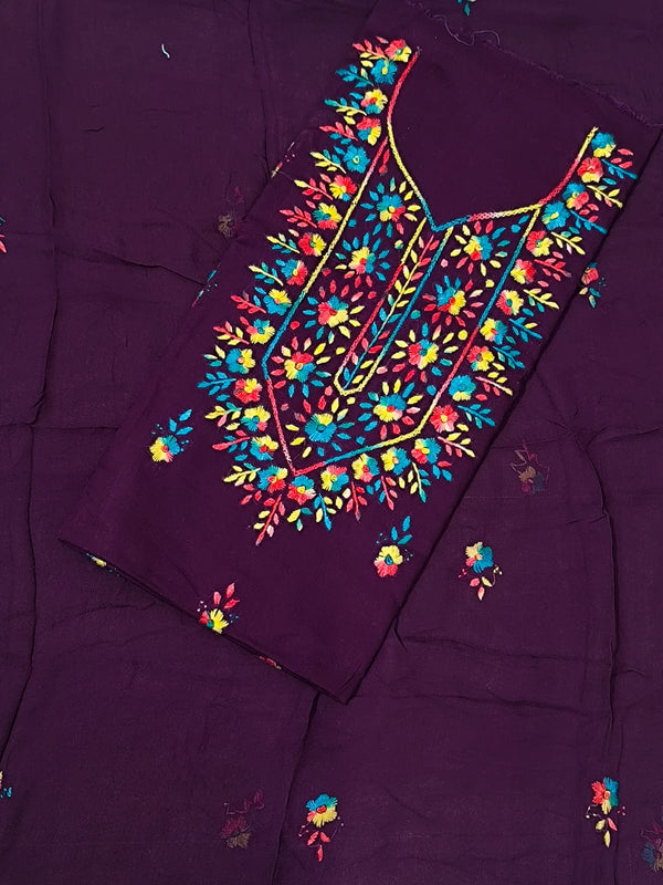 New lavish machine embroidery work collection